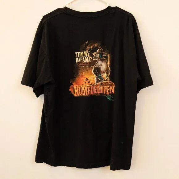 Tommy Bahama Presents: RUMforgiven! Black T-shirt - Picture 5 of 5